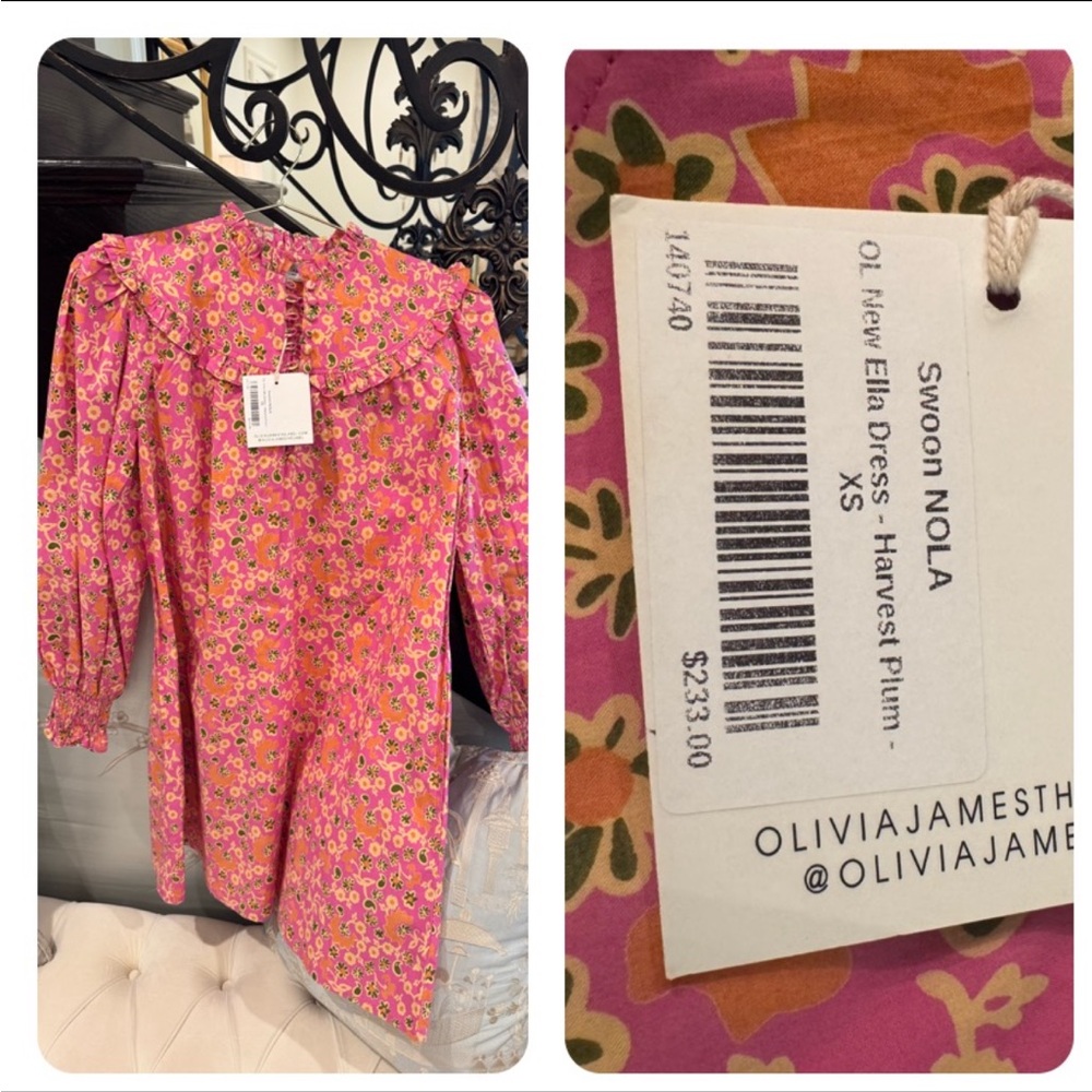 Women's Pink Floral Dress